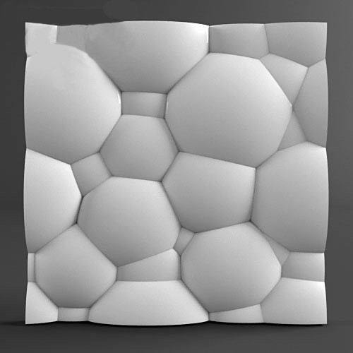 3d панель из гипса Balls