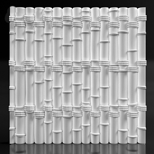 3d панель из гипса Bamboo