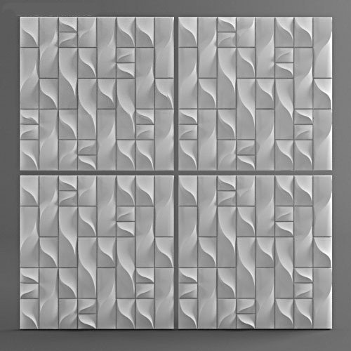 3d панель из гипса Вертикаль