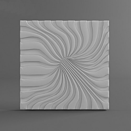 3d панель из гипса Ксора