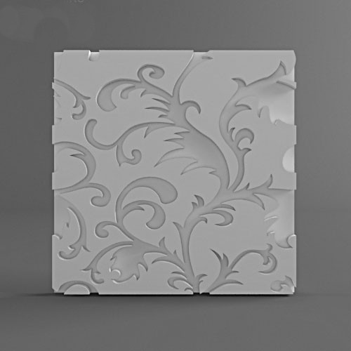 3d панель из гипса Паттер