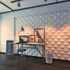3D панель гипсовая «ВПИСАННЫЕ РОМБЫ» размер 50х50 см