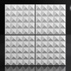 3d панель из гипса Rock