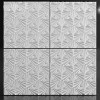 3d панель из гипса Triangles